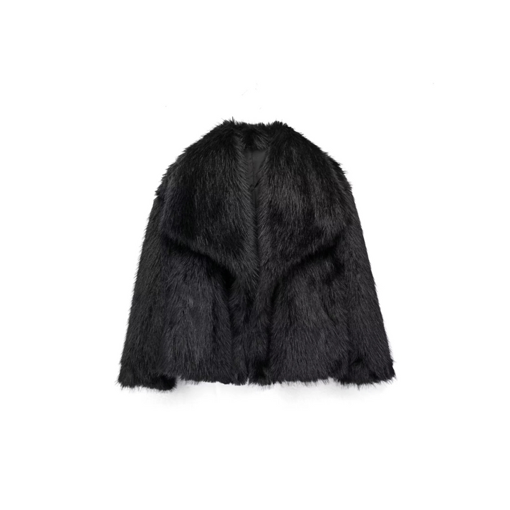 Womens Wrap Notch Lapel Longline Oversized Coat