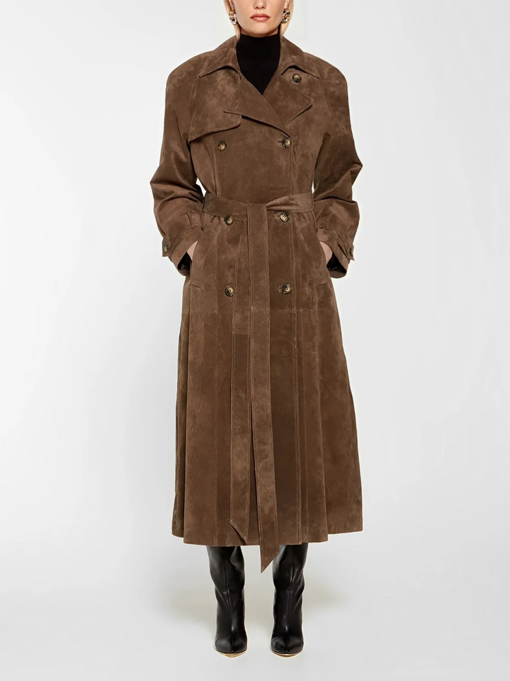 Belted Double Breasted Heritage Trench Coat Women