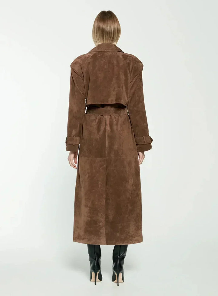 Belted Double Breasted Heritage Trench Coat Women