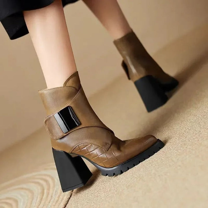 Contemporary Round Toe Boots Women Everyday