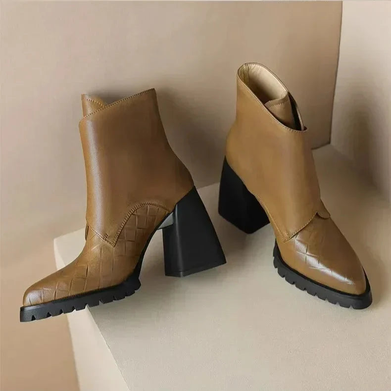 Contemporary Round Toe Boots Women Everyday