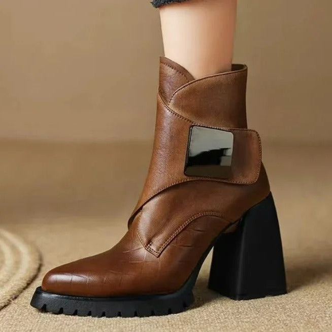 Contemporary Round Toe Boots Women Everyday