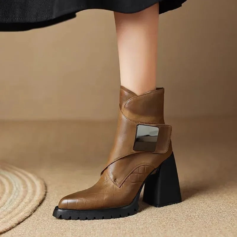 Contemporary Round Toe Boots Women Everyday