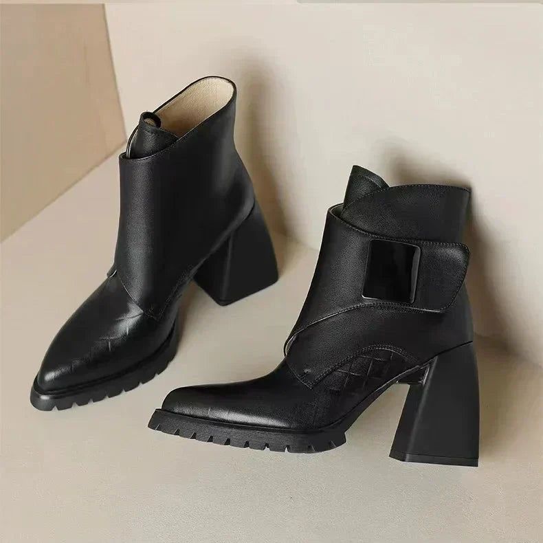 Contemporary Round Toe Boots Women Everyday