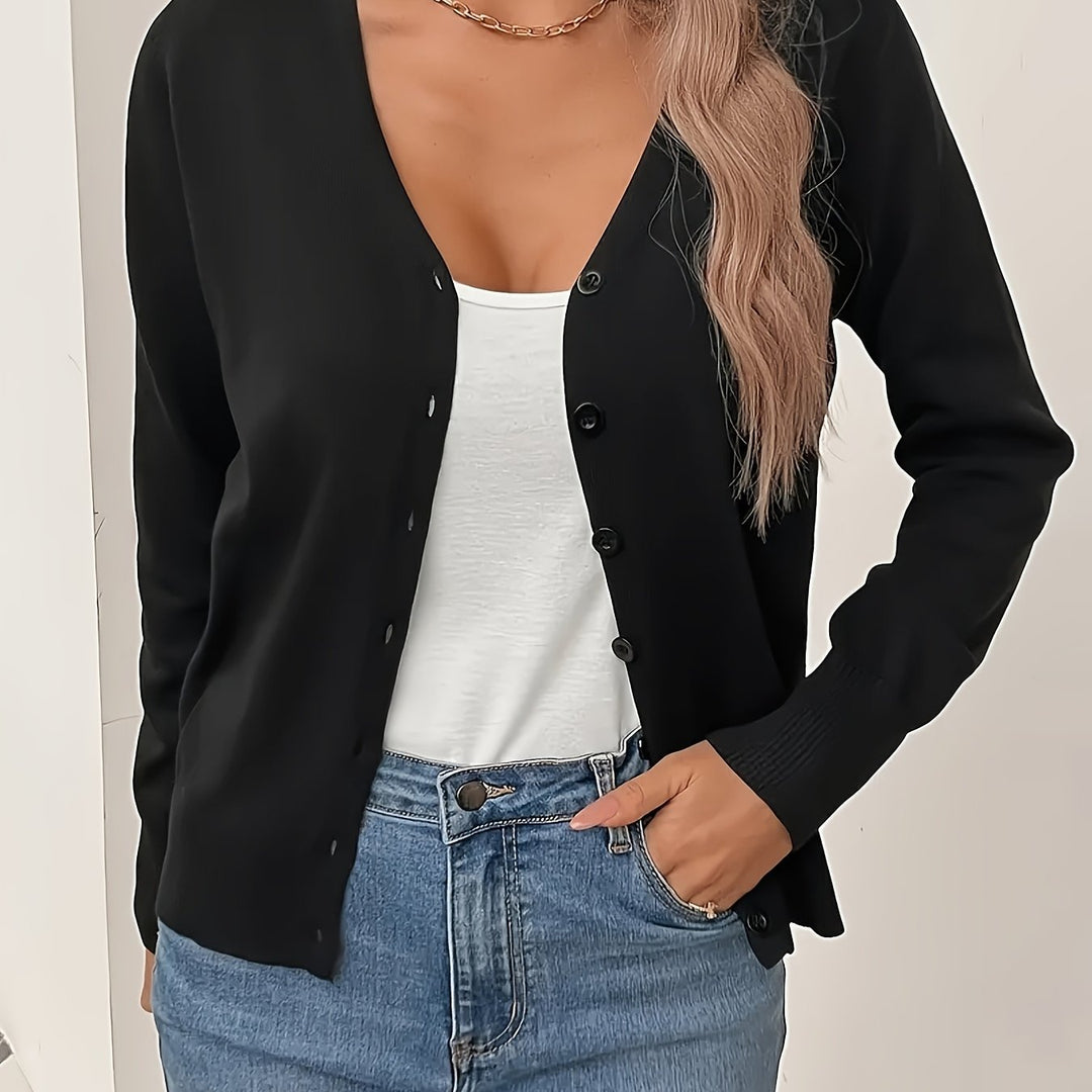 Mens Ribbed V-Neck Longline Cardigan