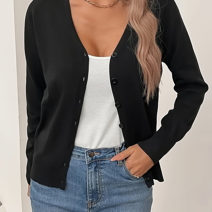 Mens Ribbed V-Neck Longline Cardigan