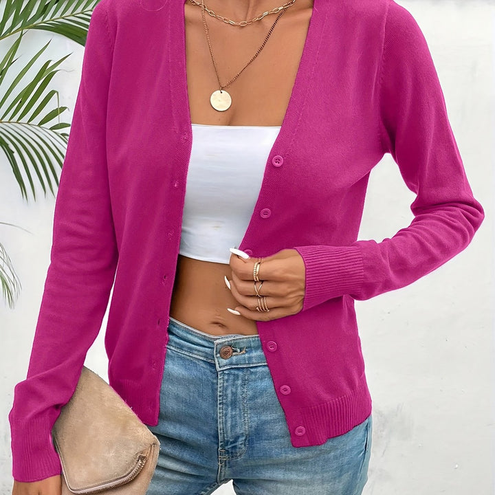 Mens Ribbed V-Neck Longline Cardigan