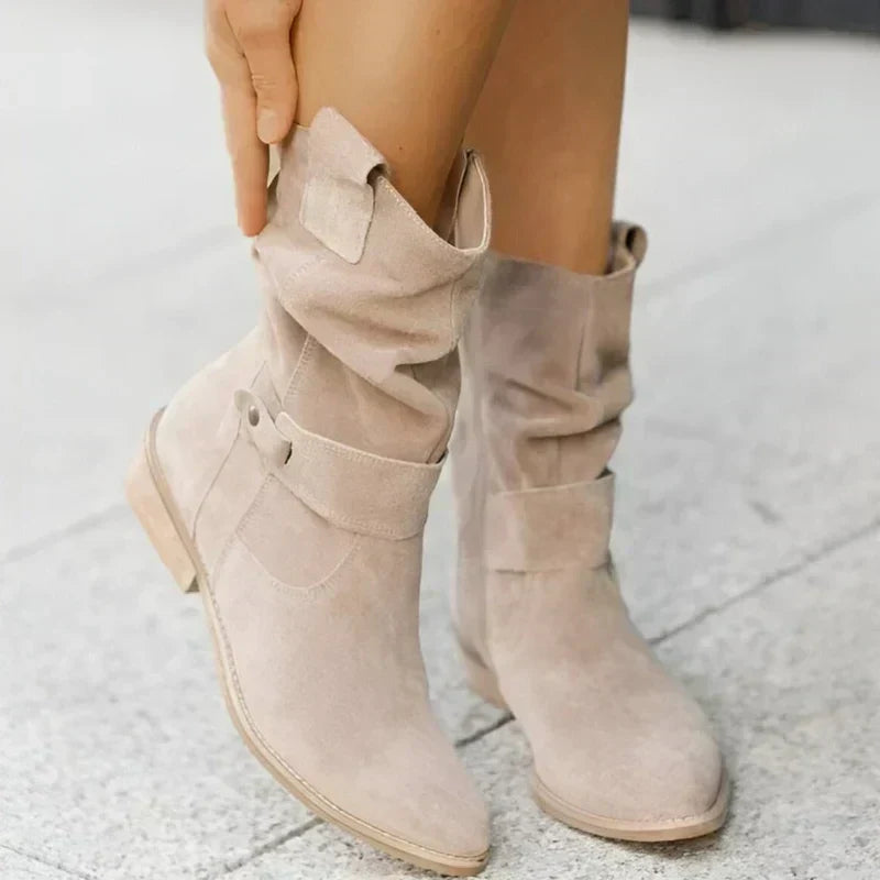 Womens Fluid Sartorial Ankle Boots Modern Clean