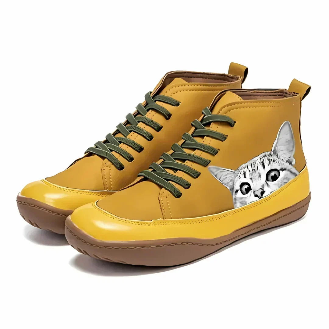 Flat Lace-Up Ankle Boots Women Everyday Style