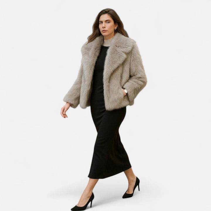 Longline Wrap Coat Fluid Tailored Women
