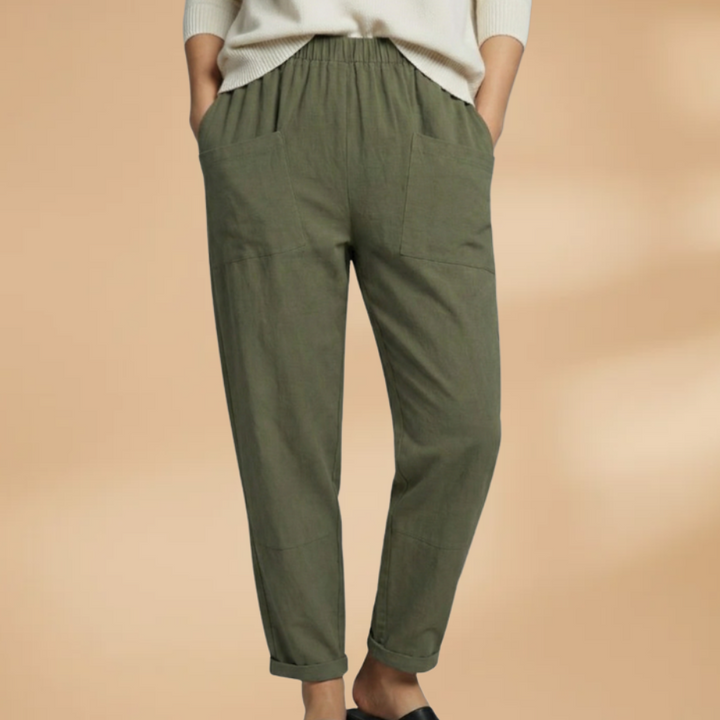 Womens Oversized Fluid Wide Leg Trousers