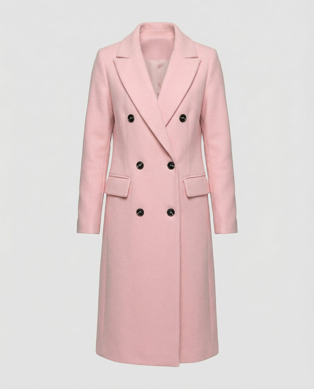 Womens Longline Belted Trench Coat Relaxed Tailored Fit