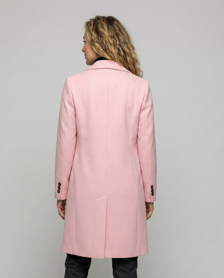 Womens Longline Belted Trench Coat Relaxed Tailored Fit