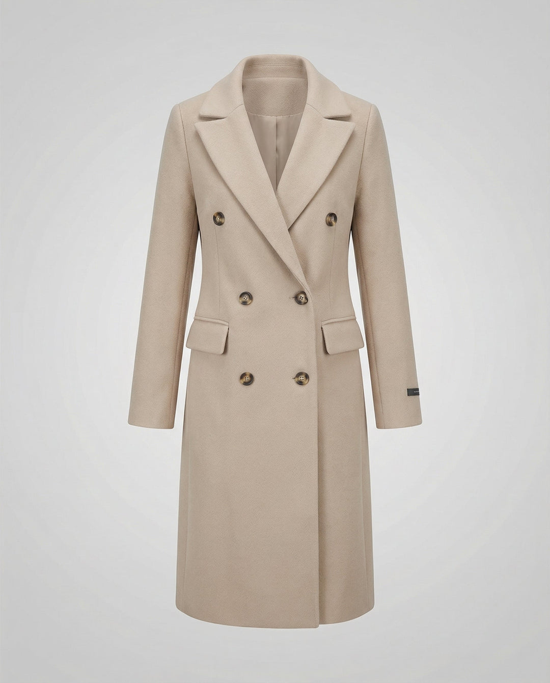 Womens Longline Belted Trench Coat Relaxed Tailored Fit