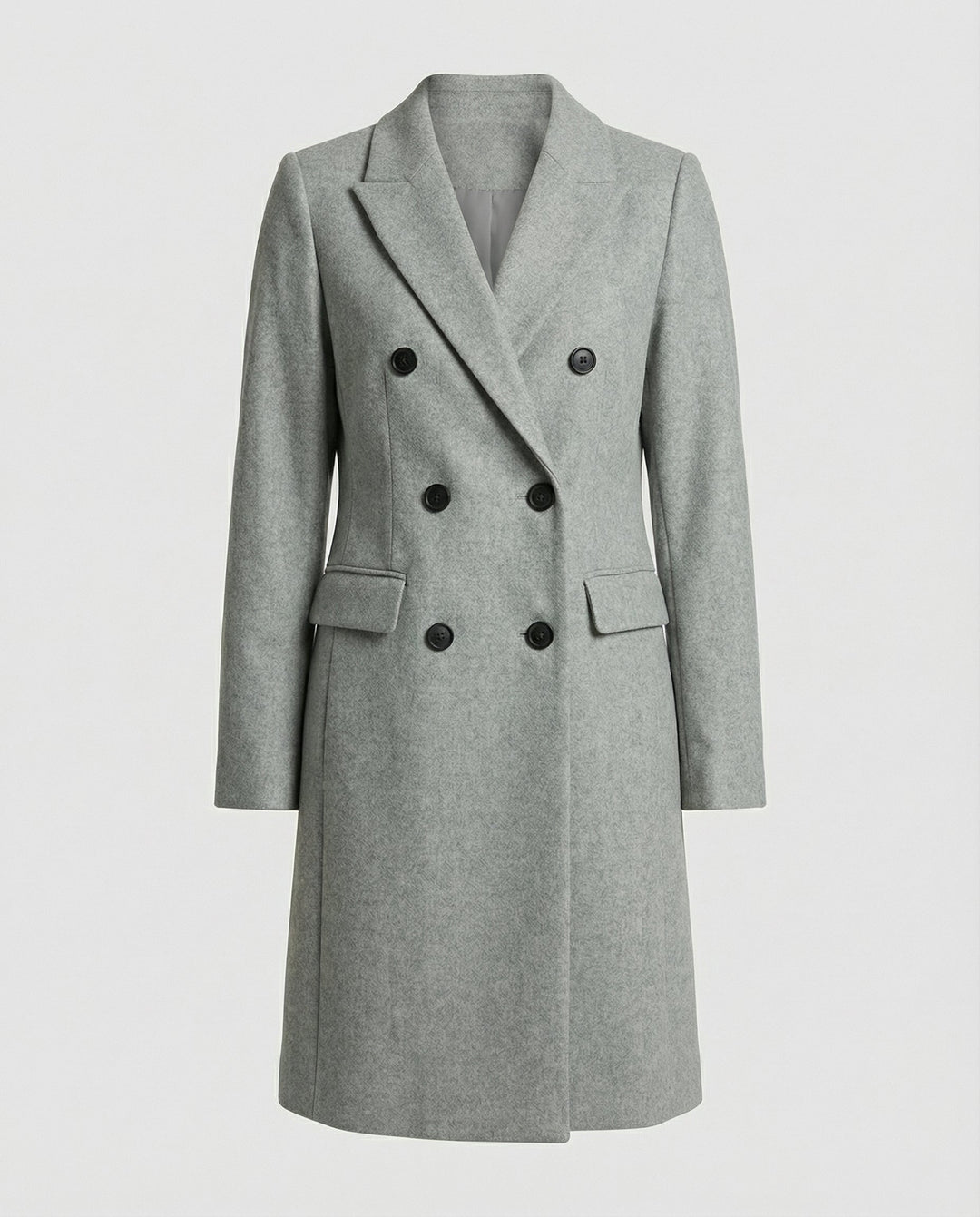 Womens Longline Belted Trench Coat Relaxed Tailored Fit