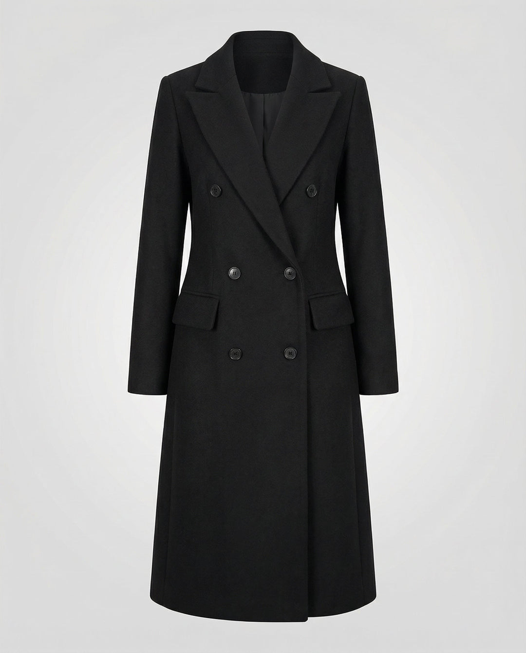 Womens Longline Belted Trench Coat Relaxed Tailored Fit