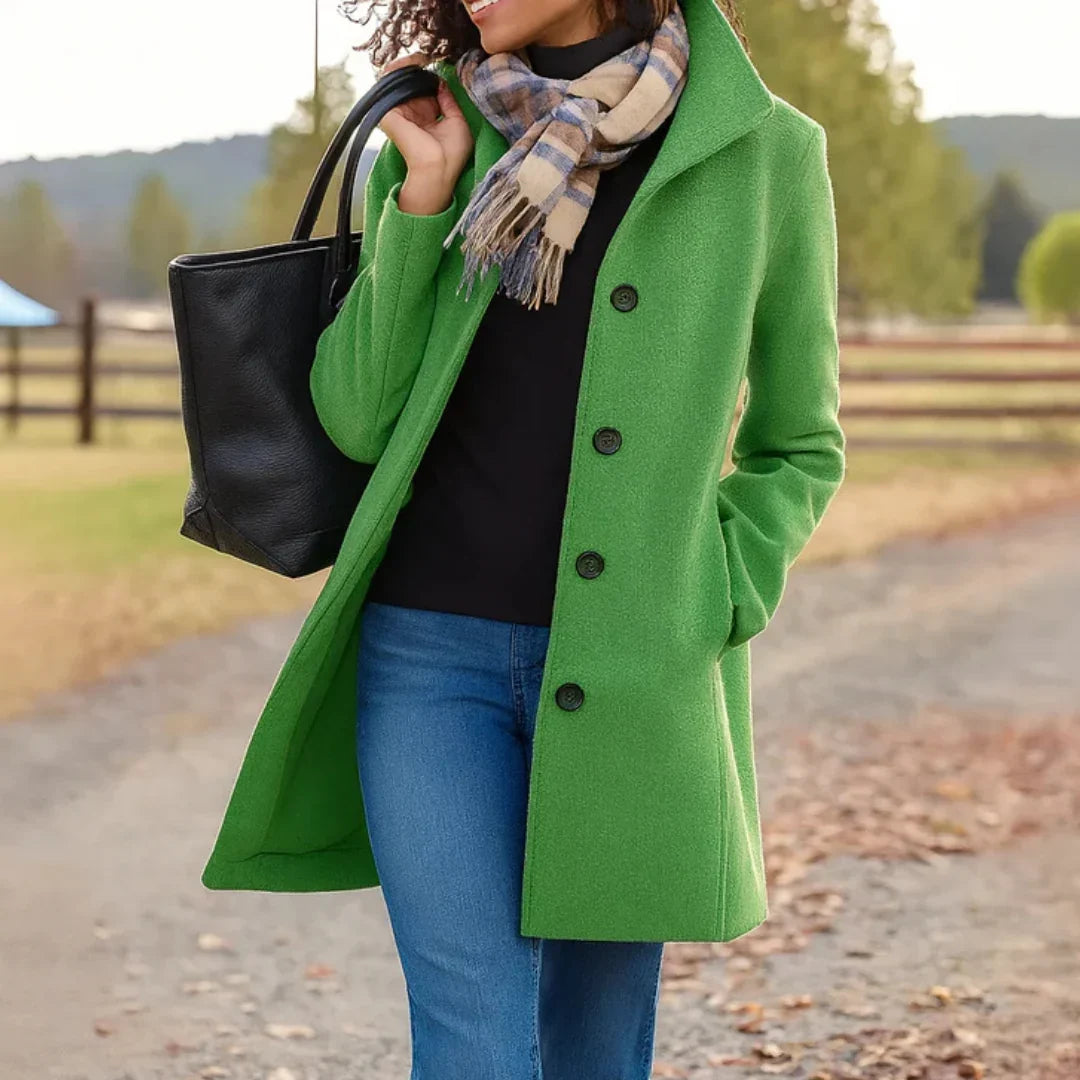 Womens Longline Relaxed Tailored Coat