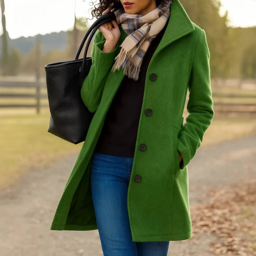 Womens Longline Relaxed Tailored Coat