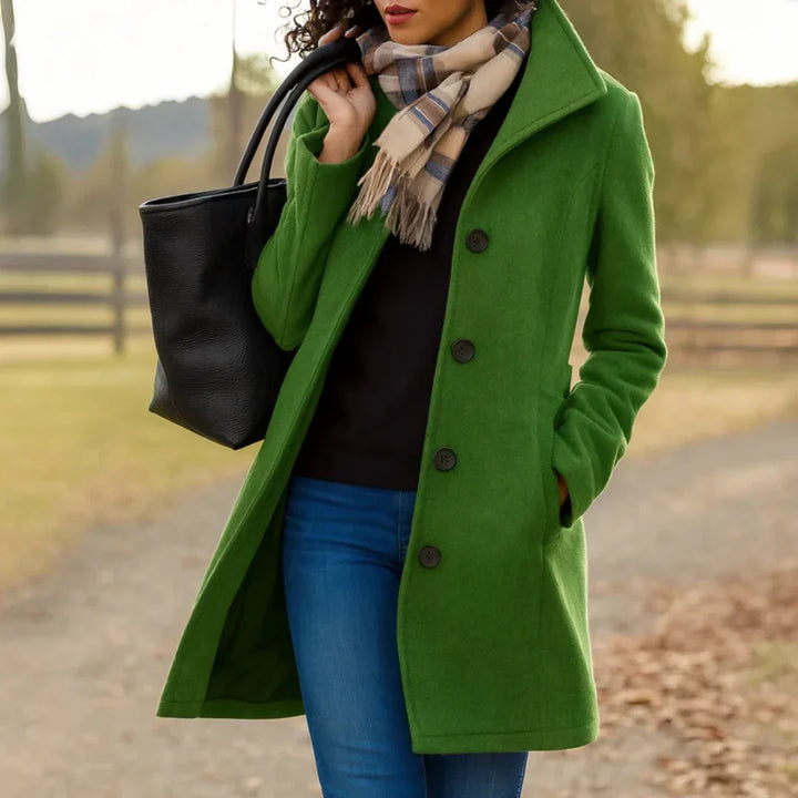 Womens Longline Relaxed Tailored Coat
