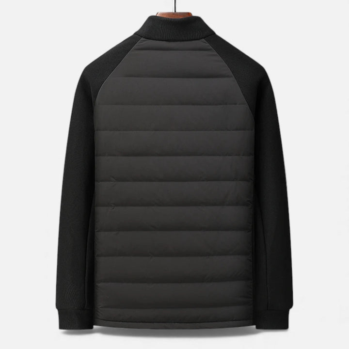 Mens Quilted High Neck Puffer Jacket Sartorial Fit