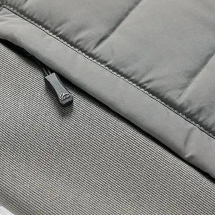 Mens Quilted High Neck Puffer Jacket Sartorial Fit