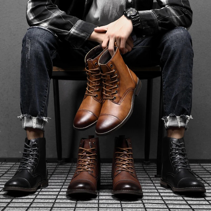 Mens Leather Loafers Clean Lined Dress Casual Shoes