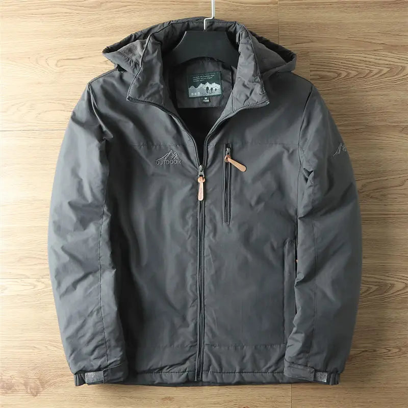 Womens Longline Hooded Minimal Coat