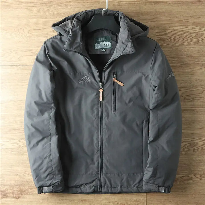 Womens Longline Hooded Minimal Coat
