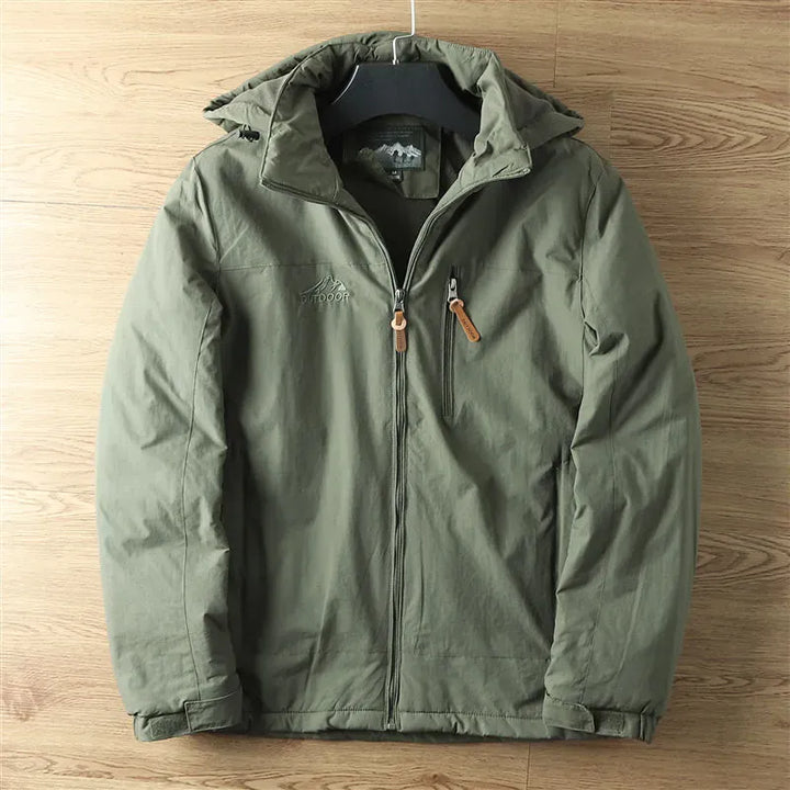 Womens Longline Hooded Minimal Coat