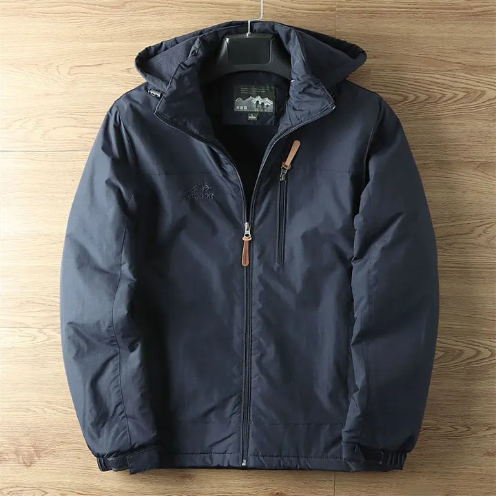Womens Longline Hooded Minimal Coat