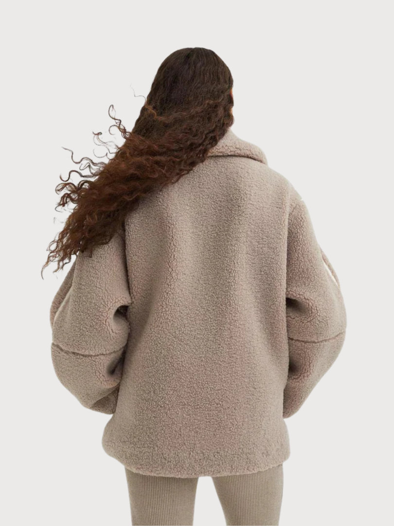 High Neck Oversized Longline Coat for Men
