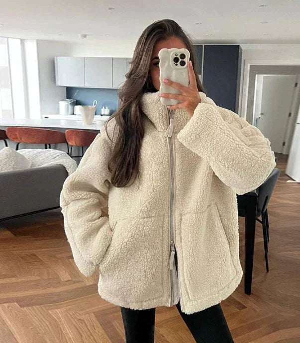 High Neck Oversized Longline Coat for Men