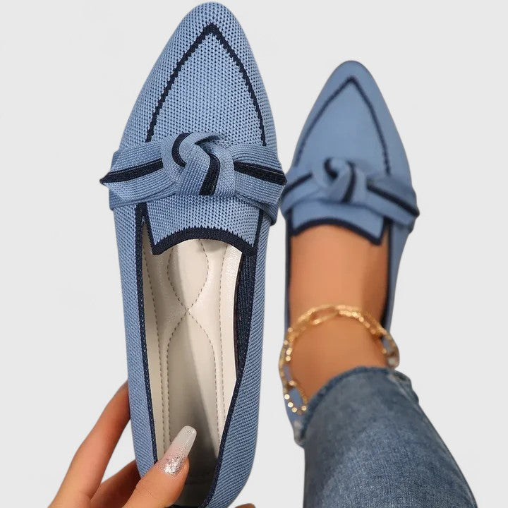Women Slip On Loafers Almond Toe Low Profile Flats