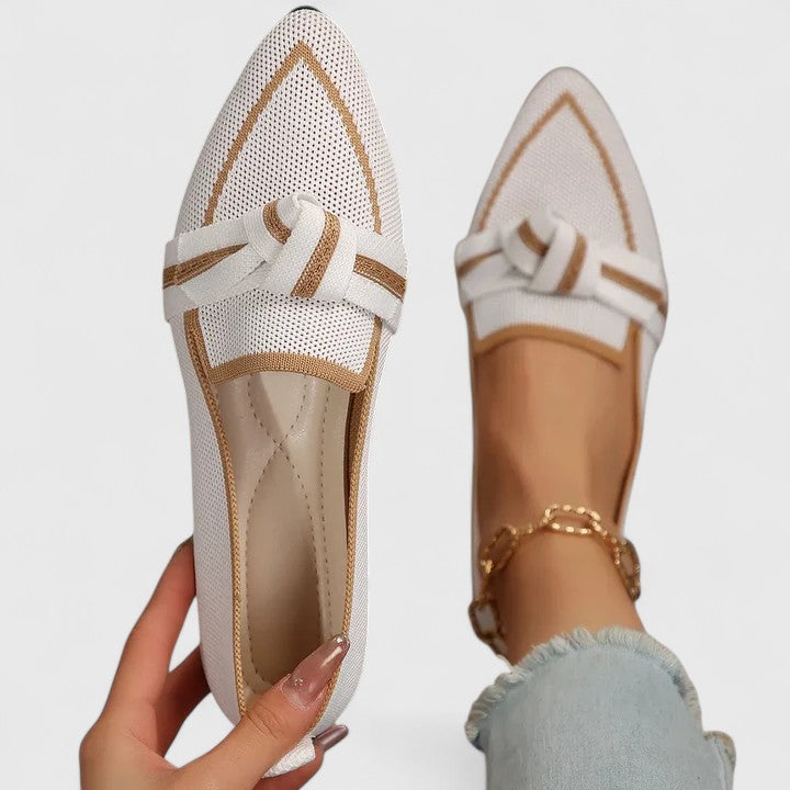 Women Slip On Loafers Almond Toe Low Profile Flats