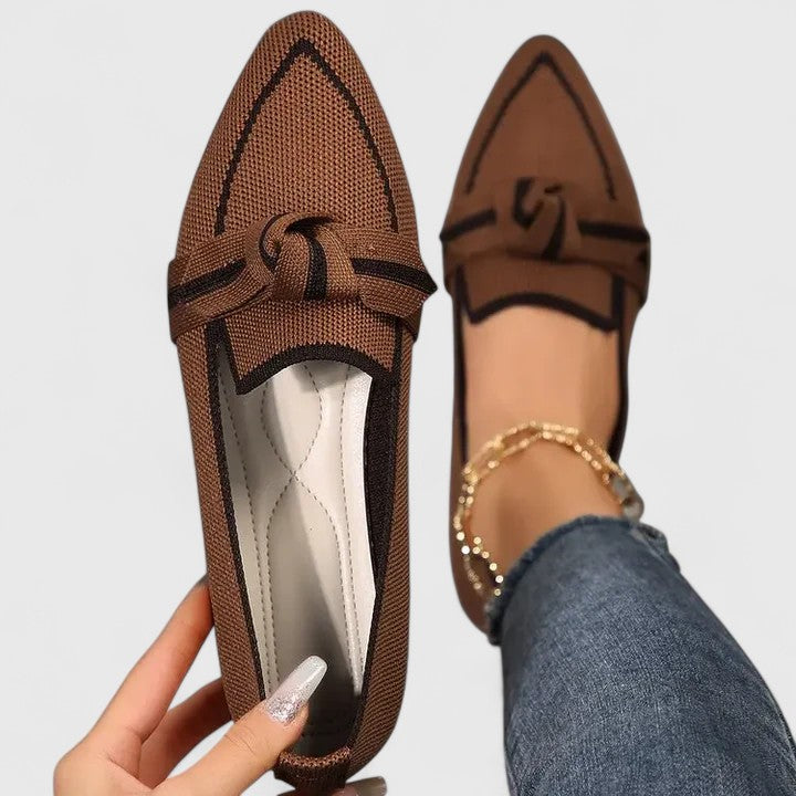 Women Slip On Loafers Almond Toe Low Profile Flats