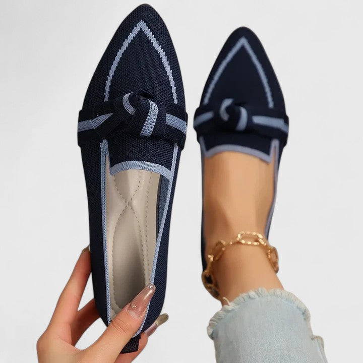 Women Slip On Loafers Almond Toe Low Profile Flats