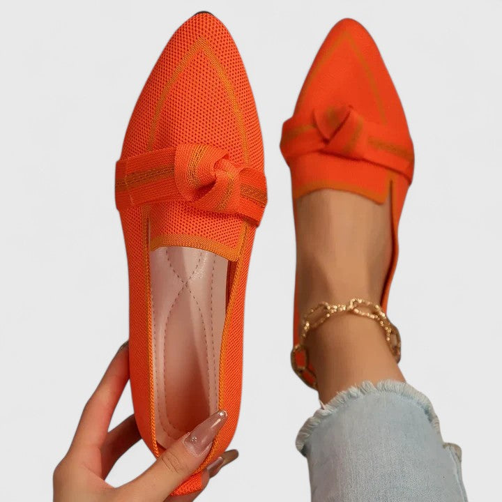 Women Slip On Loafers Almond Toe Low Profile Flats