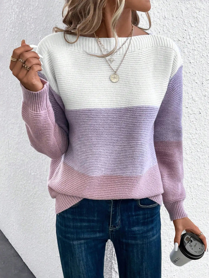 Ribbed Oversized Longline Knit Sweater Women