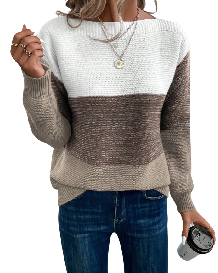 Ribbed Oversized Longline Knit Sweater Women