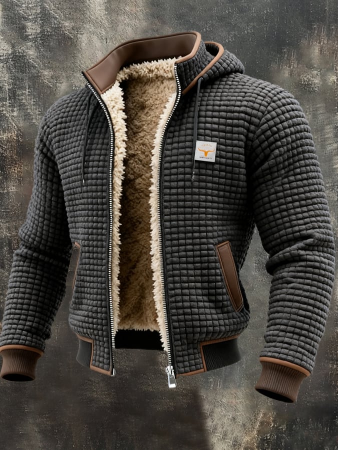 Quilted Padded Oversized Editorial Coat Men