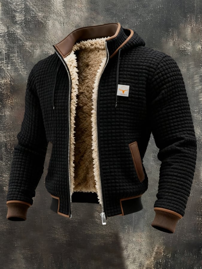 Quilted Padded Oversized Editorial Coat Men