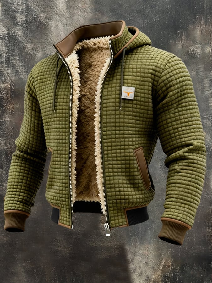 Quilted Padded Oversized Editorial Coat Men