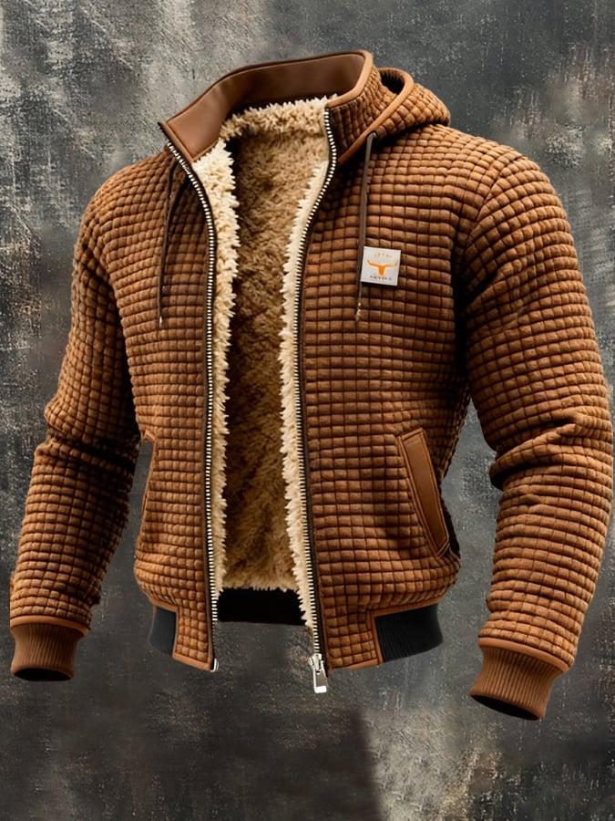 Quilted Padded Oversized Editorial Coat Men