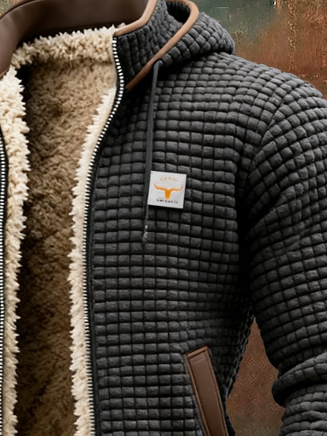 Quilted Padded Oversized Editorial Coat Men