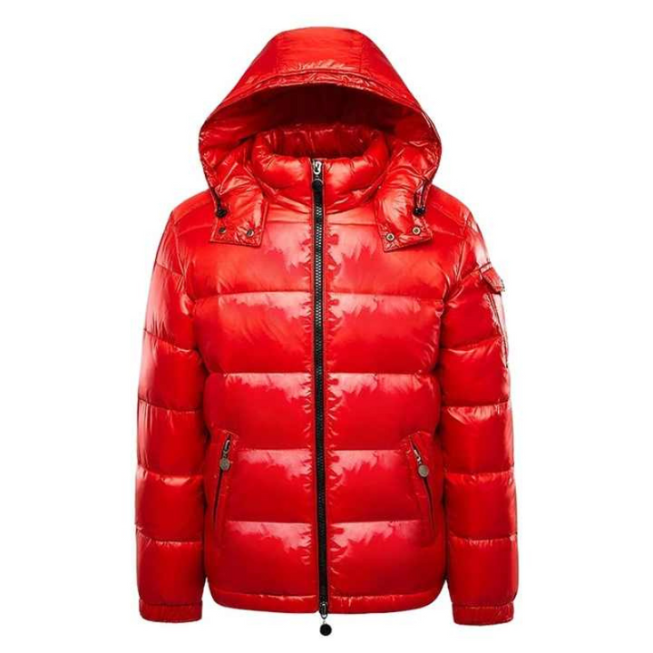 Mens Longline Padded Puffer Jacket Tailored Fit