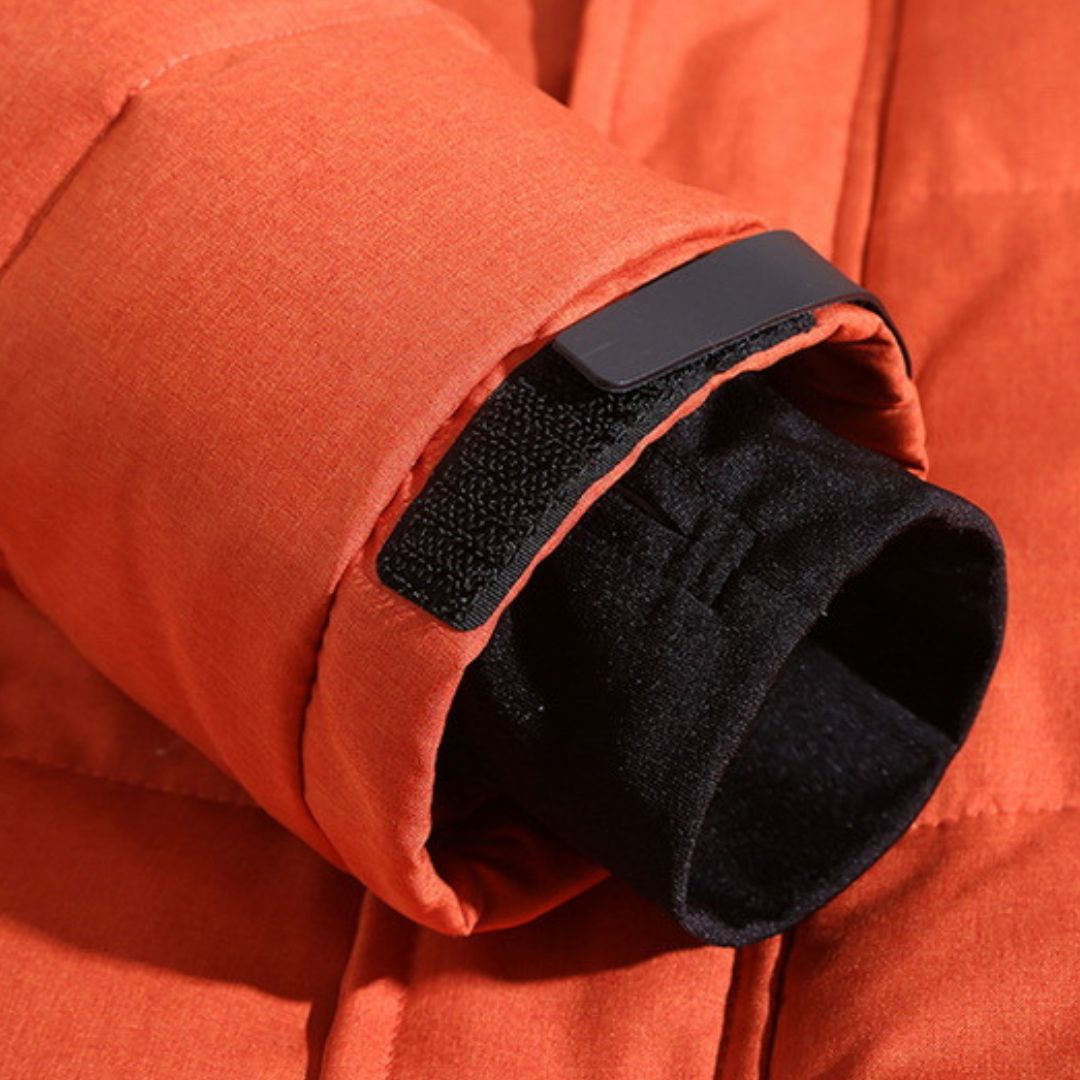 Hooded Wrap Longline Coat Relaxed Structured Womens