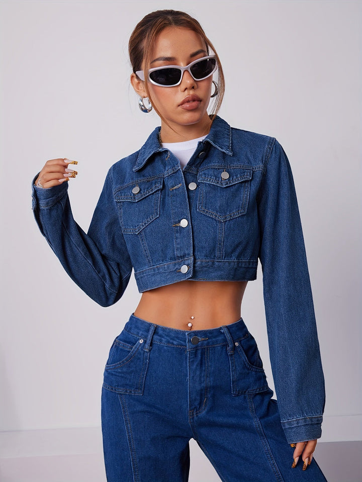 Oversized Cropped Structured Coat Women