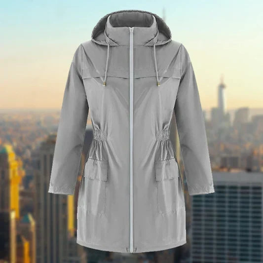 Womens Hooded Oversized Longline Coat