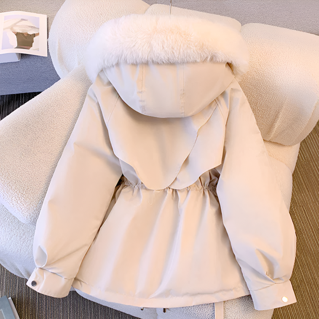 Womens Longline Hooded Tailored Coat