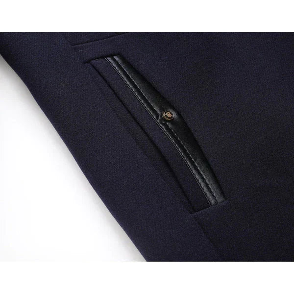 Oversized Longline Wool Blend Coat Men